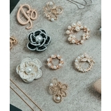 イミテーションパールサークルブローチ類 アクセサリー ブローチ | kirakiraShop | 詳細画像15