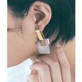 グレー | スクエアクリアピアス 小物 雑貨 | kirakiraShop