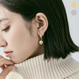 マットメタルボールピアス 韓国アクセサリー メタルピアス | kirakiraShop | 詳細画像1
