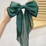 グリーン | ビッグリボンバレッタ 小物 雑貨 | kirakiraShop 