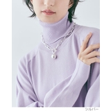 ボリュームチェーンマンテルネックレス ユニセックス 韓国アクセサリー | kirakiraShop | 詳細画像4
