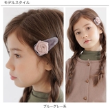 バラモチーフヘアアクセサリー 子供服 キッズ 女の子 秋 冬 小物 韓国子供服 | 子供服Bee | 詳細画像6 