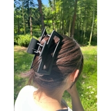 ブラック | スクエア ヘアクリップ | SHOPLIST OUTLET