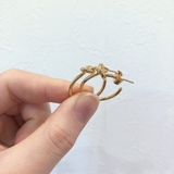 ツイスト ゴールド ピアス韓国 | lattencos | 詳細画像3 