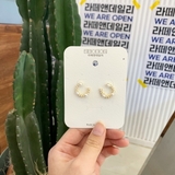 パールピアス | パール オープン リング | lattencos