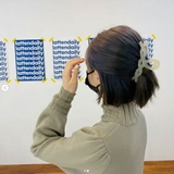 ツイスト モチーフ ヘアクリップ韓国 | lattencos | 詳細画像7 