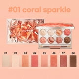 01 CORAL SPARKLE | クリオ アイシャドウ パレット | lattencos