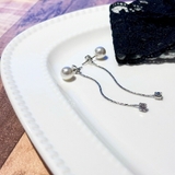 パールポイントロングピアス韓国アクセサリー | lattencos | 詳細画像5