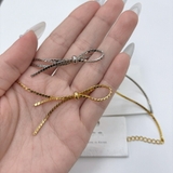 ねじれリボンネックレス韓国アクセサリー | lattencos | 詳細画像5 