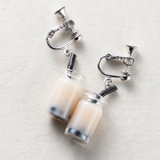 タピオカミルクティー | ドリンクプチイヤリング レディースファッション通販 アクセサリー | LAYLA