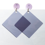 ネイビー | クリアアクリルピアス レディースファッション通販 アクセサリー | LAYLA