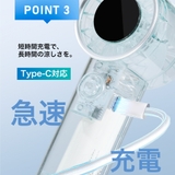 2025 クリアハンディファン おしゃれ | cici bella | 詳細画像8 