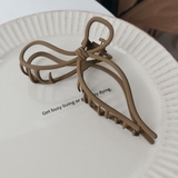 BROWN | リボンヘアクリップ | Lips