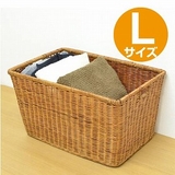 収納バスケット 天然素材 Lサイズ | livingut | 詳細画像1 