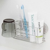 歯ブラシホルダー ステンレス製 吸盤 | livingut | 詳細画像1