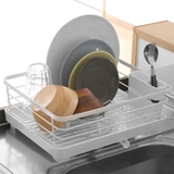 水切りラック ポゼ 水が流れるトレー付水切り | livingut | 詳細画像1 