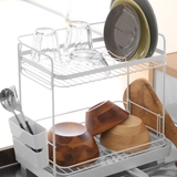 水切りラック ポゼ 水が流れるトレー付水切り | livingut | 詳細画像3 