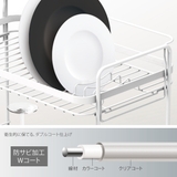 水切りラック ポゼ 水が流れるトレー付水切り | livingut | 詳細画像7 