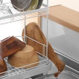 水切りラック ポゼ 水が流れるトレー付水切り | livingut | 詳細画像10 