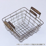 ワイヤーバスケット アンティーク風 約 | livingut | 詳細画像6
