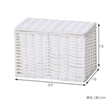 蓋付き収納ボックス 紙製 衣類収納ボックス | livingut | 詳細画像2 