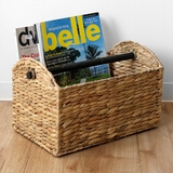 マガジンラック バスケット ウォーターヒヤシンス | livingut | 詳細画像1