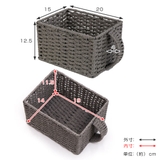 収納ボックス 取っ手付き 幅20×奥行15×高さ13cm | livingut | 詳細画像5