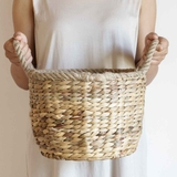 バスケット ロープハンドル ウォーターヒヤシンス | livingut | 詳細画像6 