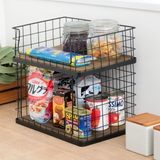 バスケット スタッキングワイヤー収納 浅型 | livingut | 詳細画像9