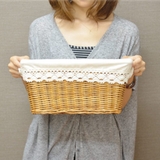 バスケット 天然素材 レース | livingut | 詳細画像4 