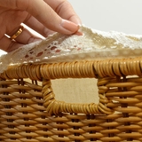 バスケット 天然素材 レース | livingut | 詳細画像9 