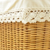 収納バスケット 天然素材 レース | livingut | 詳細画像9 