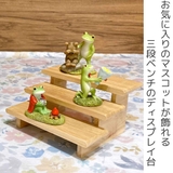ディスプレイ什器 3段ベンチ ナチュラル | livingut | 詳細画像2