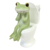 置き物 トイレとカエル Copeau | livingut | 詳細画像1 