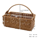 ワンハンドルバスケット 長角 トーク | livingut | 詳細画像2