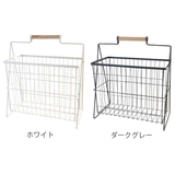 マガジンラック アイアン 木製持ち手付き | livingut | 詳細画像2 