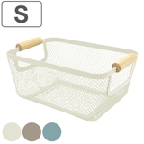 ウッドハンドルメッシュバスケット S リーニエ | livingut | 詳細画像1