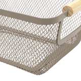 ウッドハンドルメッシュバスケット S リーニエ | livingut | 詳細画像6