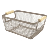 ウッドハンドルメッシュバスケット S リーニエ | livingut | 詳細画像9