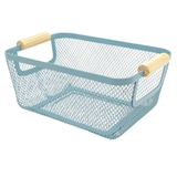 ウッドハンドルメッシュバスケット S リーニエ | livingut | 詳細画像10