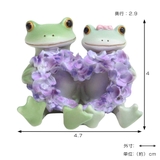コポー 藤の花とカップル カエル | livingut | 詳細画像2