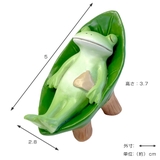 コポー 葉っぱチェアでととのうカエル カエル | livingut | 詳細画像2