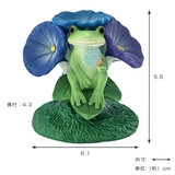 コポー 朝顔に囲まれるカエル カエル | livingut | 詳細画像2