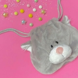 フィギュアフェイスポーチ NICI グレーキャット | livingut | 詳細画像1
