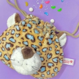 フィギュアフェイスポーチ NICI ブルーレパード | livingut | 詳細画像1 