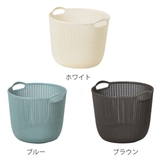 ランドリーバスケット CURVER ニットラウンドバスケット | livingut | 詳細画像3