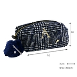 ポーチ Plaid イニシャル | livingut | 詳細画像4