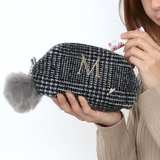 ポーチ Plaid イニシャル | livingut | 詳細画像9