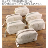ポーチ Natural イニシャル | livingut | 詳細画像2 