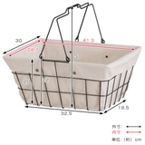 ワイヤーバスケット L 幅43×奥行30×高さ20cm | livingut | 詳細画像4